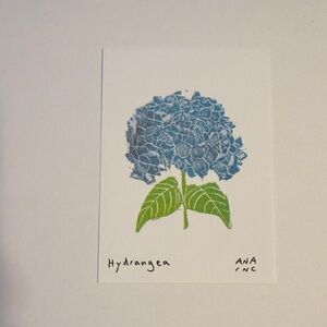 Ana Inciardi Mini Print, Hydrangea